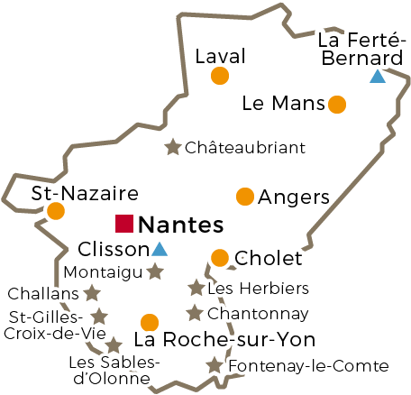 Centres régionaux 2019 - Pays de la Loire