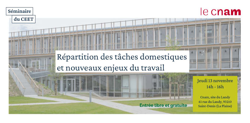 Répartition des tâches domestiques et nouveaux enjeux du travail