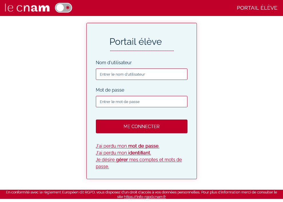 Portail élève mode d'emploi